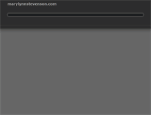 Tablet Screenshot of marylynnstevenson.com